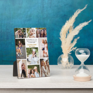 Benutzerdefinierte Freunde Collage Freundschaftszi Fotoplatte