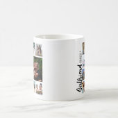 Benutzerdefinierte Freundin-Foto-Collage Kaffeetasse (Mittel)