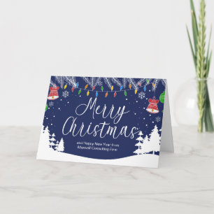 Benutzerdefinierte Frohe Weihnachten Festliche Bla
