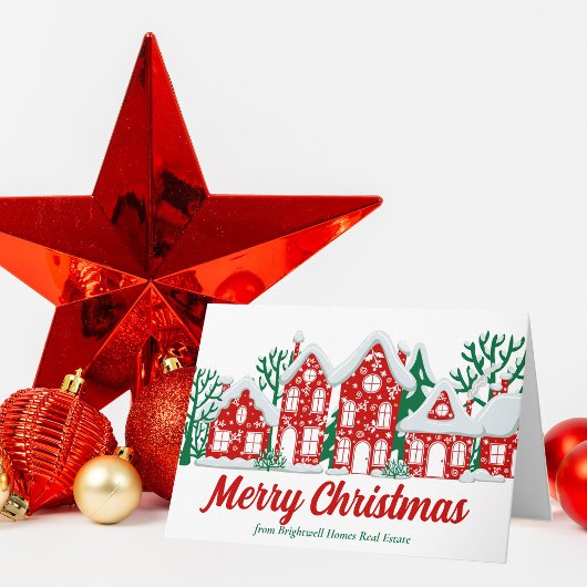Benutzerdefinierte Frohe Weihnachten Immobilienfir