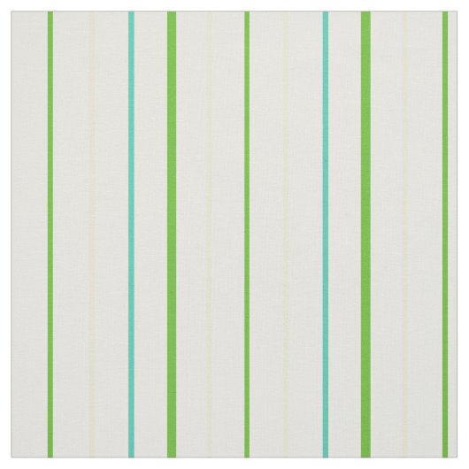 Benutzerdefinierte Frühlingsgrüne Streifen auf wei Stoff (Muster)
