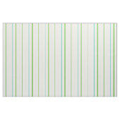 Benutzerdefinierte Frühlingsgrüne Streifen auf wei Stoff (Fat Quarter (45,7 x 55,9 cm))