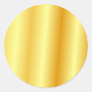 Benutzerdefinierte Fügen Sie Ihren Text Faux Gold  Runder Aufkleber