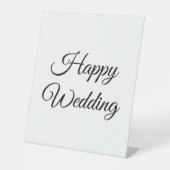 benutzerdefinierte fügen Sie Ihren Text glückliche Sockelschild (Vorderseite)