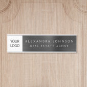 Benutzerdefinierte Führungskraft Schwarz Beruflich Türschild