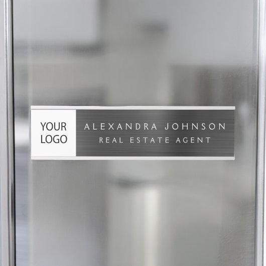 Benutzerdefinierte Führungskraft Schwarz Beruflich Türschild