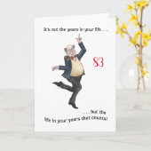 Benutzerdefinierte Fun Age-spezifische Geburtstags Karte (Gelbe Blume)