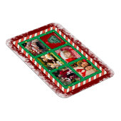 Benutzerdefinierte fünf-Foto-Weihnachts- Magnet (Rechte Seite)