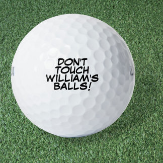 Benutzerdefinierte Fusionsmeldung und Name Golfball