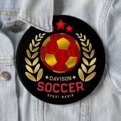 Benutzerdefinierte Fußball-Emblem-Kunst Button (Beispiel)