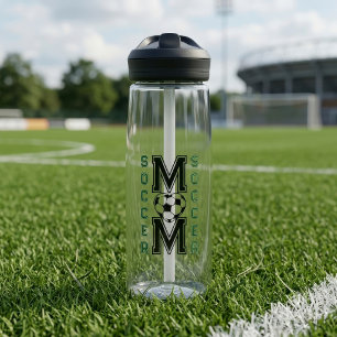 Benutzerdefinierte Fußball-Mama Grüne Athletik am Trinkflasche