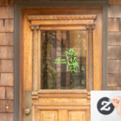 Benutzerdefinierte Fußball-Player-Fensterklammer Fensteraufkleber (Haustür)