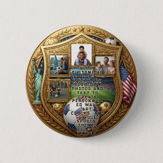 Benutzerdefinierte Fußball-Weltmeisterschaft Famil Button