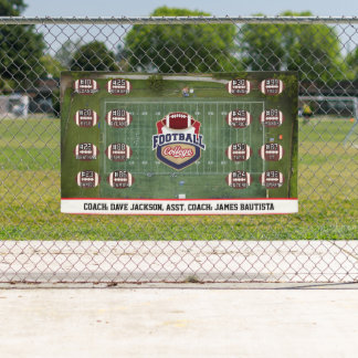 Benutzerdefinierte Fußballmannschaft Banner
