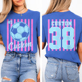 Benutzerdefinierte Fußballmutter mit Teamname Numm T-Shirt