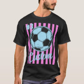 Benutzerdefinierte Fußballmutter mit Teamname Numm T-Shirt (Vorderseite)