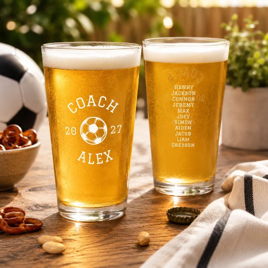 Benutzerdefinierte Fußballtrainer-Würdigung Ende d Glas