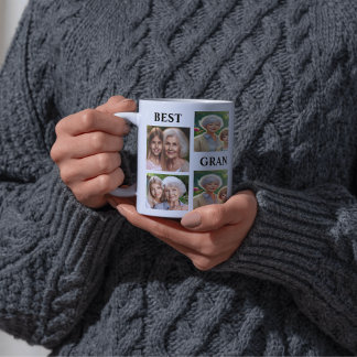 Benutzerdefinierte Galerie mit sieben Bildern mit Kaffeetasse