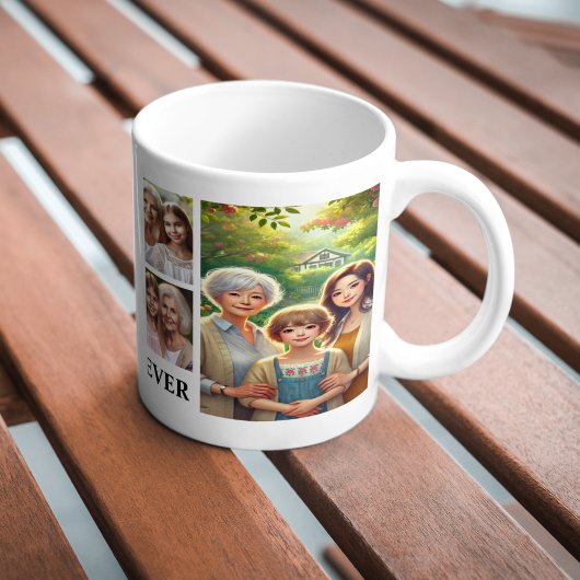 Benutzerdefinierte Galerie mit sieben Bildern mit  Kaffeetasse