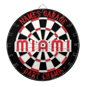 Benutzerdefinierte Garage MIAMI Einfach Modern Sch Dartscheibe