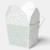 Benutzerdefinierte Gastgeschenk-Felder | Stilvolle Geschenkschachtel (Geöffnet)