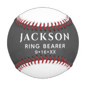 Benutzerdefinierte Gastgeschenk Hochzeit Baseball (Vorderseite)