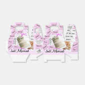 Benutzerdefinierte Gastgeschenk Hochzeit Geschenkschachtel (Ungefaltet)