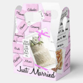 Benutzerdefinierte Gastgeschenk Hochzeit Geschenkschachtel (Geöffnet)