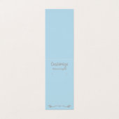 Benutzerdefinierte Geblüht Aqua-Zelt-Ofensichtkart Visitenkarten (Außenseite Aufgefaltet)