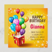 Benutzerdefinierte Geburtskarte (Vorne/Hinten)