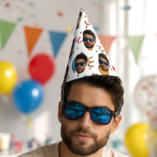 Benutzerdefinierte Geburtstags-, Foto-, Gesichts-, Partyhütchen