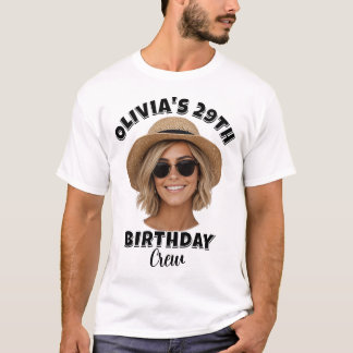 Benutzerdefinierte Geburtstagsfoto-Shirts | Party T-Shirt