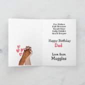 Benutzerdefinierte Geburtstagskarte aus Ihrem Boxe Dankeskarte (Innenseite)