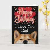 Benutzerdefinierte Geburtstagskarte für Ihren Vate Karte (Gelbe Blume)