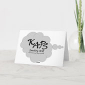 Benutzerdefinierte Geburtstagskarte Karte (Rückseite)