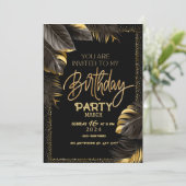 Benutzerdefinierte Geburtstagskarte - Personalisie Einladung (Stehend Vorderseite)