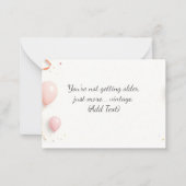 Benutzerdefinierte Geburtstagskarte - Personalisie Mitteilungskarte (Vorderseite)