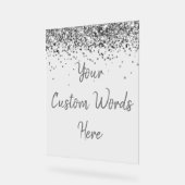 Benutzerdefinierte Geburtstagspartei Personalisier Acrylschild (Winkel)