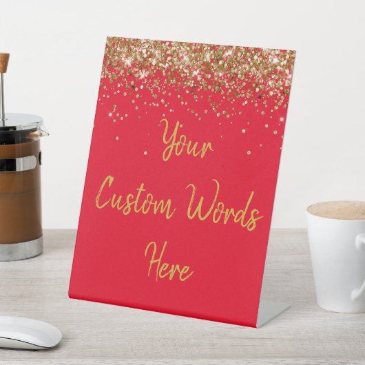 Benutzerdefinierte Geburtstagspartei Personalisier Sockelschild (In SItu)