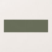 Benutzerdefinierte geklappte Karte - Moosgrün + Te (Innenseite Aufgefaltet)