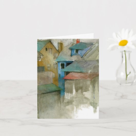 Benutzerdefinierte, geklappte Note Card Karte (Kleine Pflanze)