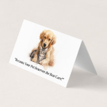 Benutzerdefinierte geklappte Visitenkarte für die