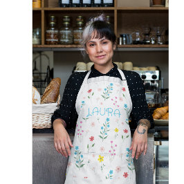 Benutzerdefinierte Gemusterte florale Schürze