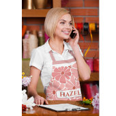 Benutzerdefinierte Gemusterte florale Schürze