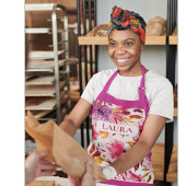 Benutzerdefinierte Gemusterte florale Schürze