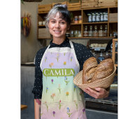 Benutzerdefinierte Gemusterte florale Schürze