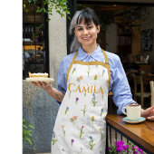 Benutzerdefinierte Gemusterte florale Schürze