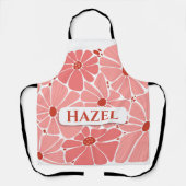 Benutzerdefinierte Gemusterte florale Schürze (Vorderseite)