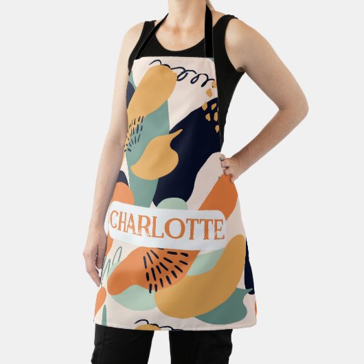 Benutzerdefinierte Gemusterte florale Schürze (InSitu)