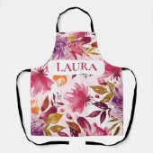 Benutzerdefinierte Gemusterte florale Schürze (Vorderseite)